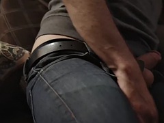 Transgender with big tits fucks a man in the ass missionary