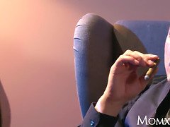 Arsch, Blondine, Blasen, Geile alte tussi, Milf, Pov, Strümpfe