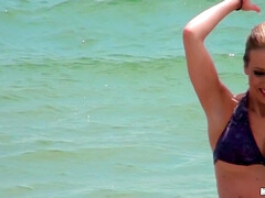 Arsch, Grosser schwanz, Bikini, Blondine, Blasen, Nackt, Muschi, Titten