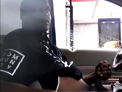 素人, 黒人, 手コキする, オナニー, アウトドア