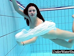 Bikini, Brunette brune, Femelle, Hd, Nue, Solo, Adolescente, Sous marin