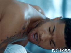 Anal, Noire, Tir de sperme, Gorge profonde, Homosexuelle, Hard, Interracial, Embrassement