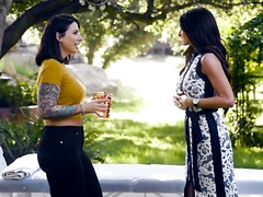 デカ尻, デカパイ, 茶髪の, Hd, オマンコ, 現実, タトゥー, オッパイの