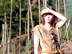 素人, オナニー, アウトドア, 公共, オマンコ, 赤毛, 一人