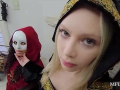 Rubia, Morena, Fetiche, Besar, Latina, Lesbiana, Portugués, Chupando