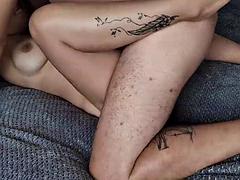 デカパイ, ヨーロピアン, 指いじり, 毛深い, 手コキする, ハードコア, Hd, 淫乱熟女