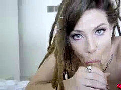 Indica Flower pops her jummy cootchie for her stepbrother and lets him pound her hard