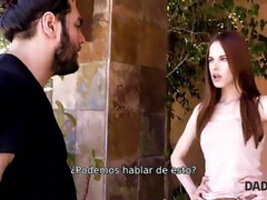 捕まる, バック, Hd, 赤毛, 剃毛, ガリガリ, スペイン人, ティーン