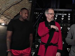 Grosser schwanz, Gehörnter ehemann, Interrassisch, Ablutschen