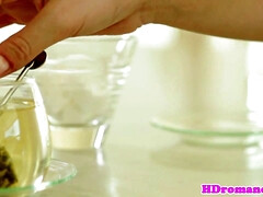 Watch this classy young couple get intimate in high definition HD video