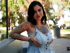 Enthousiasteling, Grote mammen, Pijpbeurt, Bruinharig, Sperma shot, Moeder die ik wil neuken, Tiener, Vrouw