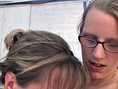 素人, ブロンド, ドイツ人, ハードコア, レズビアン, 淫乱熟女