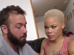 Verga grande, Negro, Rubia, Mamada, Garganta profunda, Polla, Sexo duro, Interracial