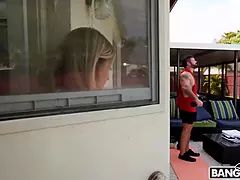 Kont, Handbeurt, Hd, Natuurlijke tieten, Buiten