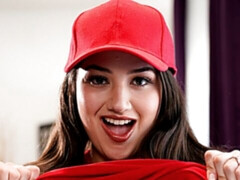 デカ尻, フェラチオ, 茶髪の, 手コキする, なめる, オナニー, ガリガリ, ティーン