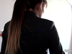 フェラチオ, 茶髪の, バック, なめる, ハメ撮り, オマンコ