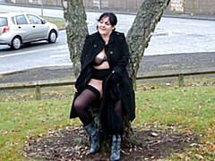 Madura, Fetiche, Hd, Masturbación, Maduro, Al aire libre, Público, Juguetes