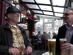 Cum tasting amsterdam whore fucked by senior