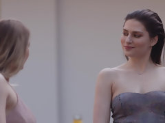 デカ尻, デカパイ, ブロンド, フェラチオ, イく瞬間, イマラチオ, 毛深い, なめる