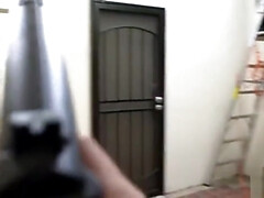 お尻, ブロンド, フェラチオ, イく瞬間, チン, 熟年, 淫乱熟女