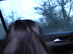 ぽっちゃり, デカパイ, 茶髪の, 車, カワイイ, アウトドア, ハメ撮り