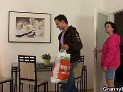 Granny tourist is picked up and fucked