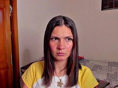 美女, カワイイ, フェティッシュ, 異人種間, オナニー, 一人, ティーン, おもちゃ