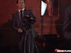 Grosse bite, Blonde, Européenne, Doigter, Branlette thaïlandaise, Léchez, De plein air, Cheveux courts