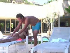 Blonde, Sucer une bite, Faciale, Hard, Hd, Seins naturels, Rasée, Nénés