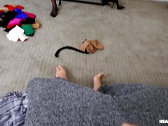 アメリカ人, デカチン, デカパイ, 顔面騎乗, 顔射, なめる, スパンキング, タトゥー