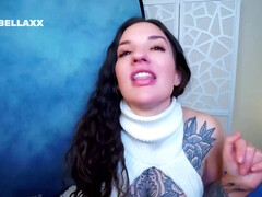 Leie, Grosse titten, Vollbusig, Süss, Frau, Orgasmus, Tätowierung, Titten