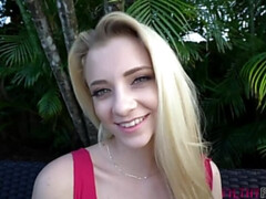 素人, 面接, ブロンド, フェラチオ, チン, 顔射, Hd, ティーン