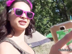 spectacular fledgling fuck at music festival point of view in public
