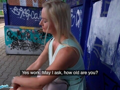 ブロンド, フェラチオ, イく瞬間, 淫乱熟女, アウトドア, 公共, 剃毛, オッパイの