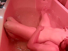 浴室, 中出し, 淫乱熟女, 母, ティーン