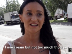 Минет, Брюнетки, Глубокая глотка, Деньги, На природе