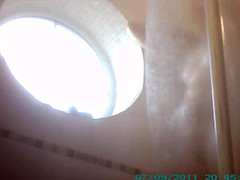 23yo Alix naked in the shower