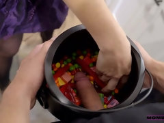 デカ尻, フェラチオ, 兄弟, チン, ハードコア, オマンコ, 三人, オッパイの