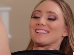 Angela and AJ are tribbing in the middle of the day after slurping each other's coochie