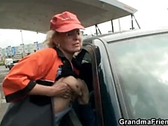 18 jahre, Oma, Reif, Realität, Flotter dreier