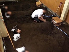 Japanese, public-nudity, massage