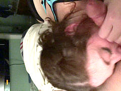 デカチン, なめる, 母, フェラする