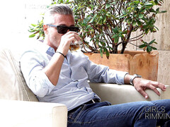 Bikini, Blasen, Spermaladung, Behaart, Ungarisch, Im freien, Dürr, Flotter dreier