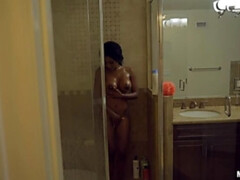 お尻, ベッドルーム, イく瞬間, 黒人, ハードコア, オナニー, 馬乗り, シャワー