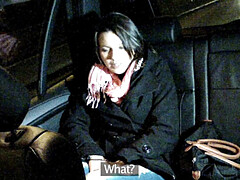 茶髪の, 車, ジーンズ, ピアス, ハメ撮り, オマンコ