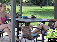 Chica, Novia, Latina, Lamidas, Masturbación, Madres para coger, Al aire libre, Madrastra