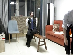 Aziatisch, Gebondenheid, Bruinharig, Fetisj, Japaans, Natuurlijk, Kut duiken, Trio