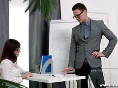 Arsch, Blasen, Braunhaarige, Kehlenfick, Schwanz, Natürlich, Jungendliche (18+), Titten