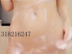 Asiatisch, Tussi, Blondine, Massage