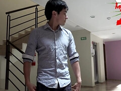 Nana, Gros cul, Sucer une bite, Brunette brune, Tir de sperme, Fille latino, Chatte, Nénés